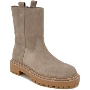 Splendid Alexxi Leather Mid Calf Boots Color Ermine Size 9 M